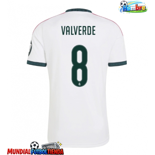 Camiseta Real Madrid Federico Valverde #8 Primera Equipación Replica 2026-27 mangas cortas